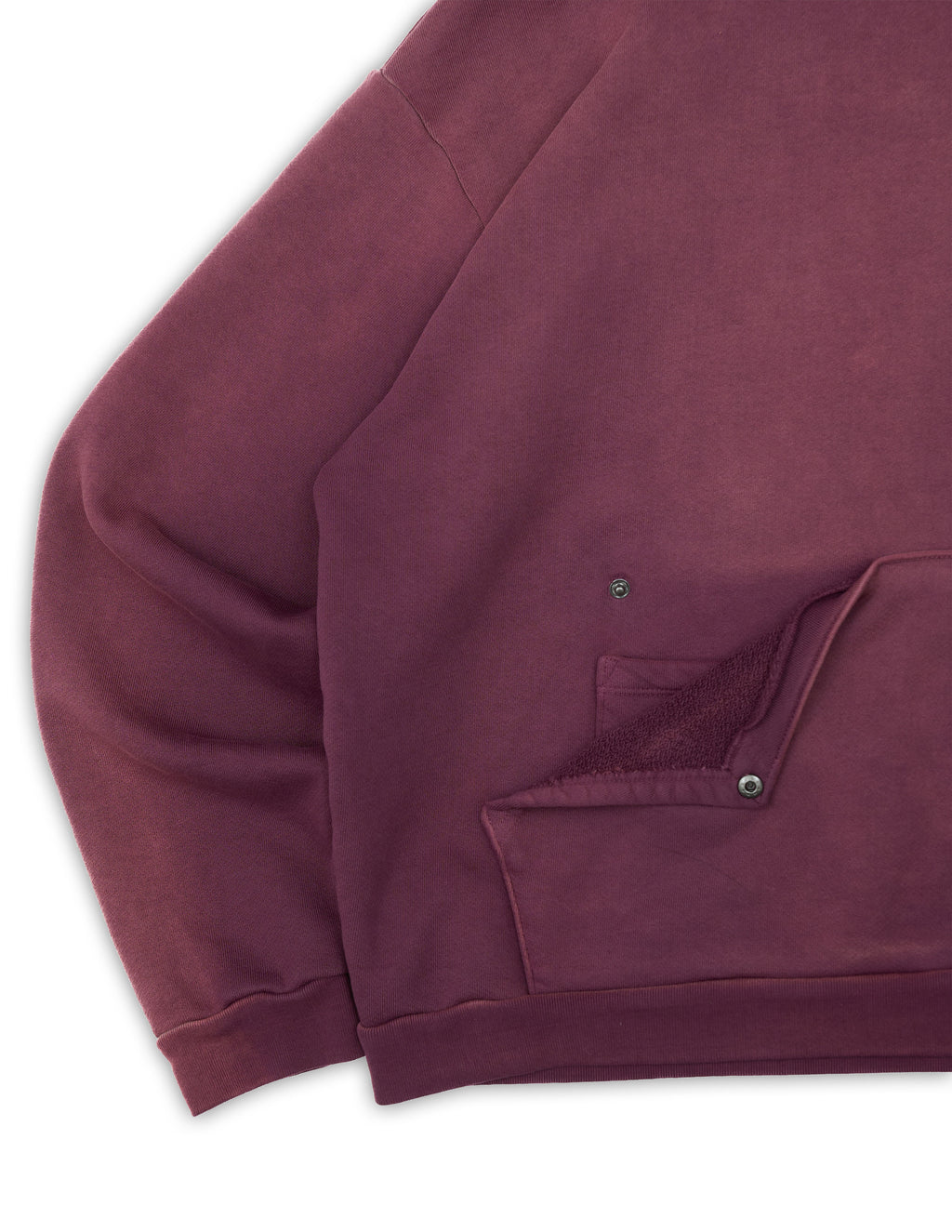 Unwound Worn Wine Pullover